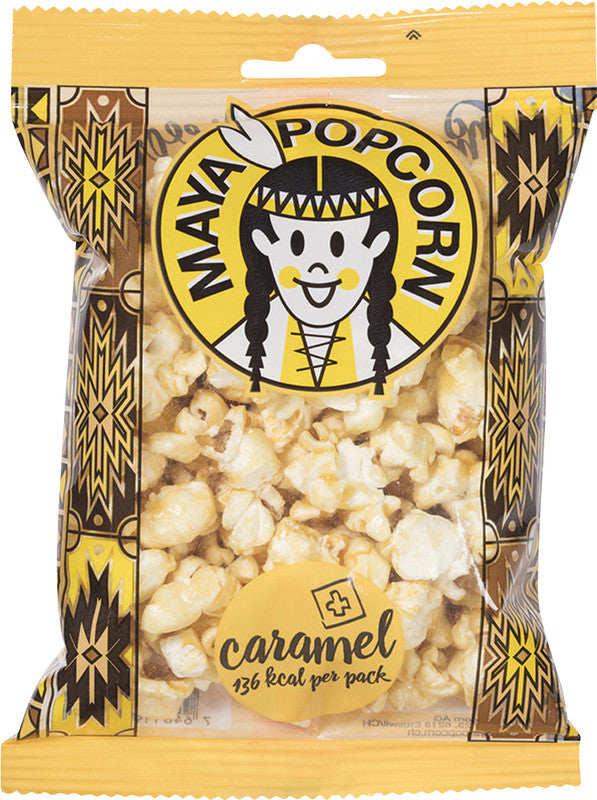 Maya Popcorn Karamell – 16 × 33 g – Pilzförmig