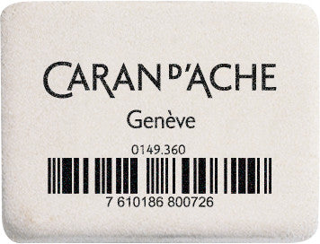 Caran d-Ache Caran d'Ache Radierer – für Bleistifte – 40 × 9 × 23 mm – Kautschuk – Weiss