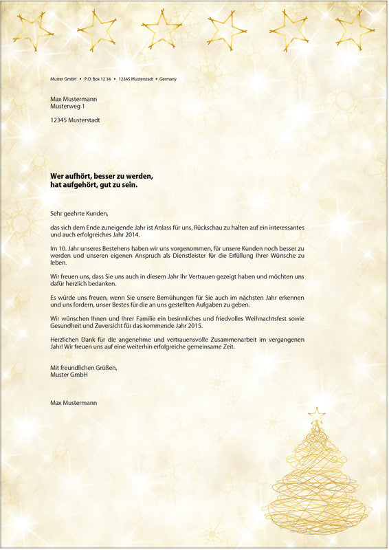 Sigel Motivpapier – A4, 90 g/m², Graceful Christmas – für Inkjet/Laser/Kopierer – FSC – 100 Blatt