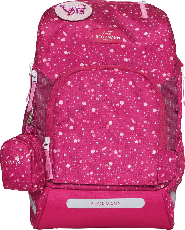 Beckmann Schulrucksack Active Air Flx – 6-teilig – Forest Deer – aus recycelten PET-Flaschen