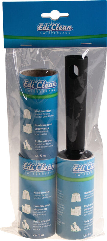 Edi clean Fusselroller – Kunststoff, mehrfarbig, 4 Stk.