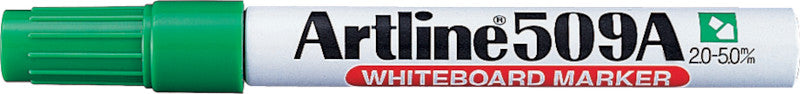 Artline Whiteboard-Marker 509A – Keilspitze 2-5 mm – Grün – Trocken abwischbar