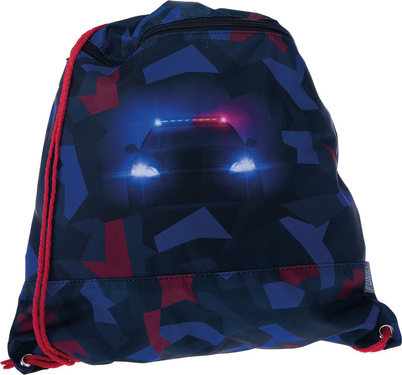 Funki Schulrucksack-Set Flexy-Bag – 5-teilig – Police