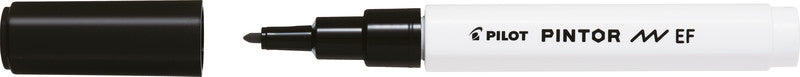 Pilot Pigment-Marker Pintor – schwarz – 4er-Set – lichtbeständig
