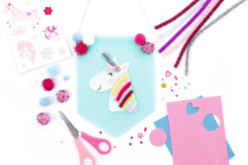 Folia Bastelset Einhorn – 227-teilig – 150 × 360 × 30 mm