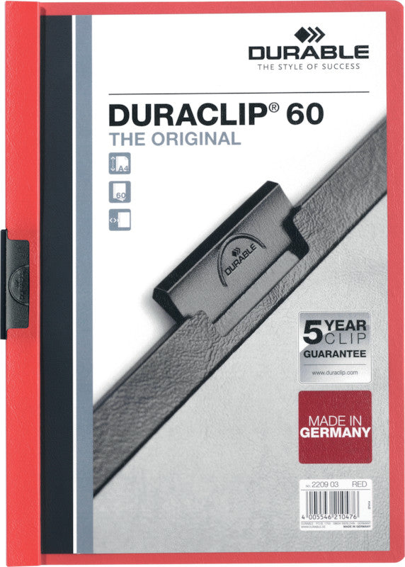 Durable Konferenzmappe – A4, Kunststoff, Rot