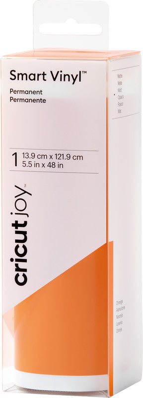 Cricut Vinylfolie matt – Orange – 13,9 × 121,9 cm – für Cricut Joy Schneideplotter