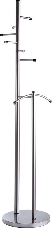 Alco Garderobenständer – Edelstahl – Silber – 1'810 mm