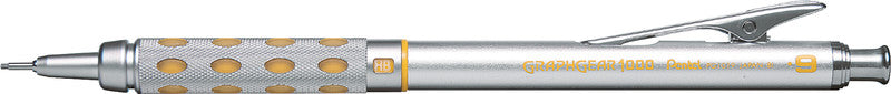 Pentel Graphgear 1000 Druckbleistift – 0,9 mm, Metall, Silber