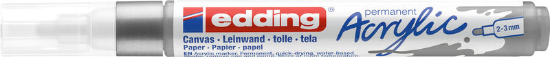 Edding Acrylmarker für Permanentmarker – Silber