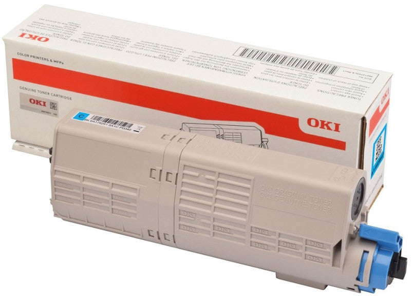 OKI Toner – cyan, 6000 Seiten – für Farb-Laserdrucker/Multifunktionsgeräte