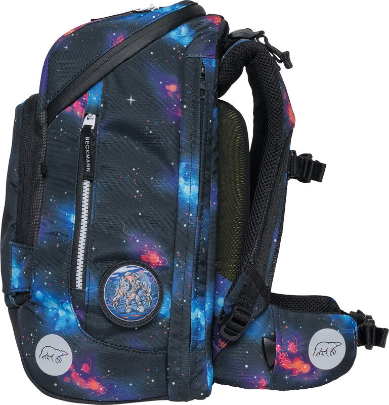 Beckmann Schulrucksack Active Air Flx – Ninja Elements – 26,0 × 39,0 × 22,0 cm – Recycelte Materialien