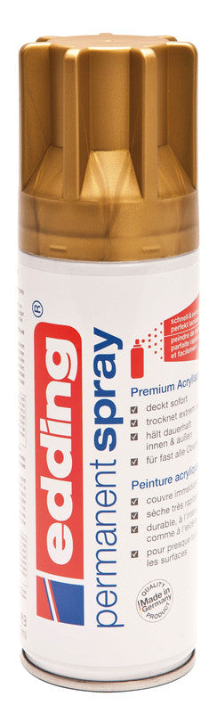 Edding Farbspray – Reichgold, Seidenmatt, 200 ml