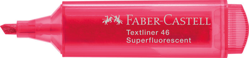 Faber-Castell Textmarker Rot – Keilspitze, 1–5 mm, Nachfüllbar