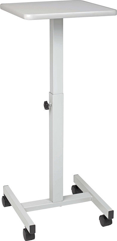 MAUL Projektionswagen – höhenverstellbar 64–100 cm, Tragkraft 20 kg, 4 Rollen (2 feststellbar), grau