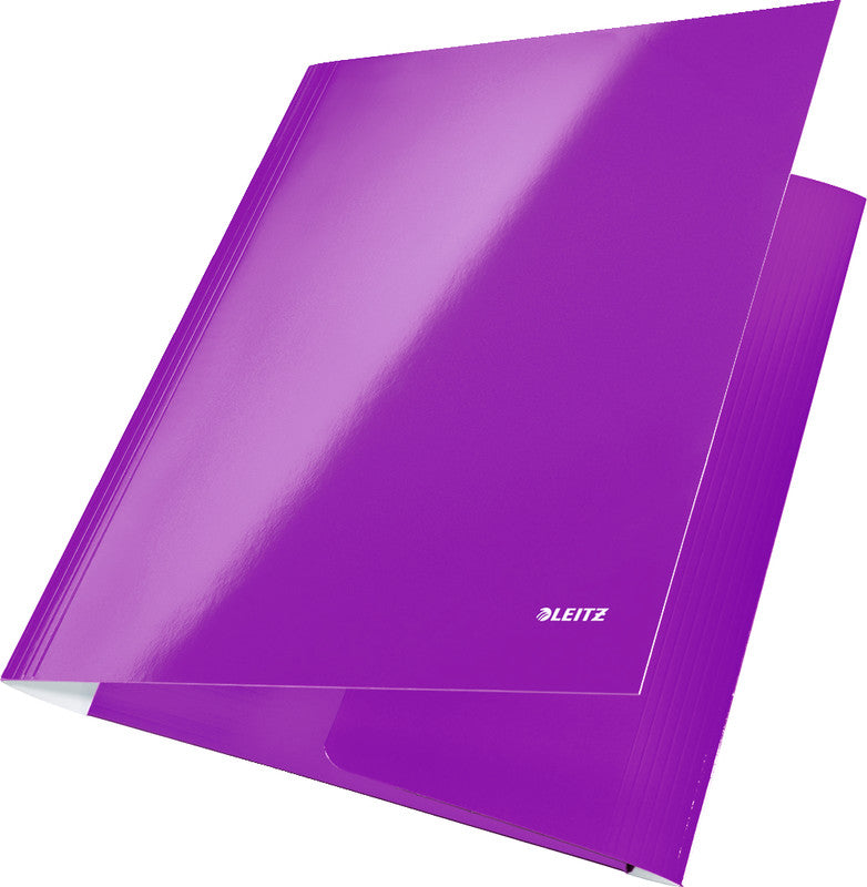 Leitz Sammelmappe für A4, Karton, Violett, mit Gummizug