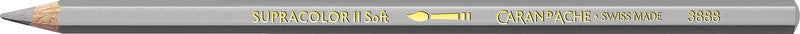 Caran d-Ache Caran d'Ache Aquarellfarbstift Supracolor Soft – silber, im Metalletui, Ø 3,8 mm, FSC