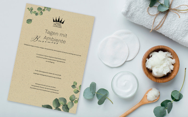 Sigel Designpapier Eukalyptus – A4, 100 g/m², 100 Blatt