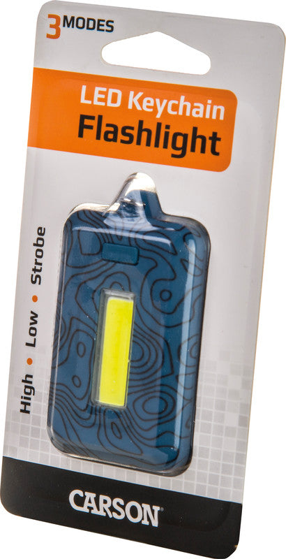 Carson LED-Aussenleuchte – Taschenlampe, Batteriebetrieben, Blau, 36×61×13 mm