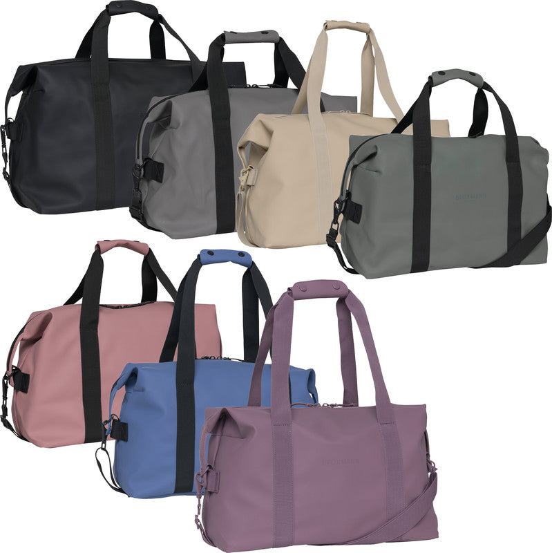 Beckmann Reisetasche – 45 l, rPET, Warm Grey, 50 × 32 × 25 cm