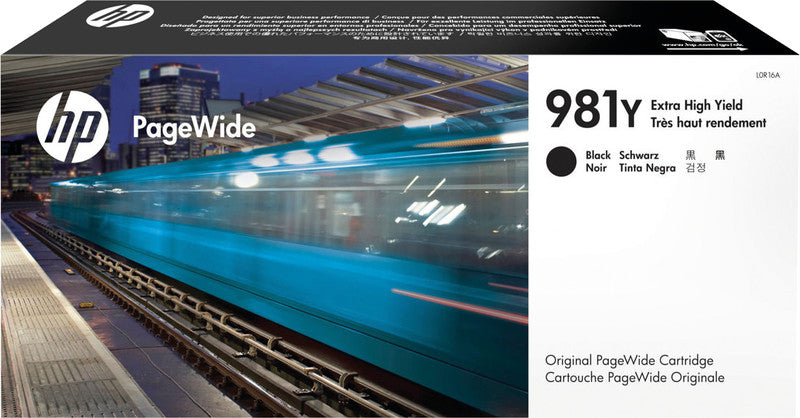 HP Tintenpatrone 981Y, Schwarz – für Tintenstrahldrucker und Multifunktionsgeräte