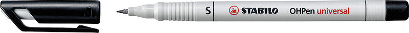 STABILO Non-Permanent-Marker – superfeine Rundspitze 0,4 mm – schwarz – feucht abwischbar
