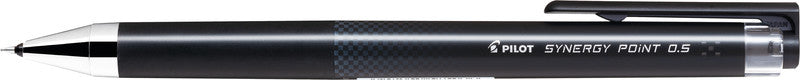 Pilot Synergy Point – Tintenroller, dokumentenecht, Druckmechanik, 0,3 mm, schwarz