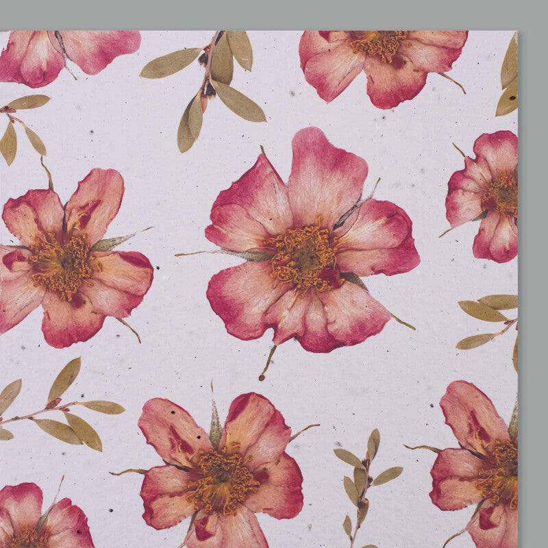 Hervorragend Grusskarte Blumen – 130 × 130 mm – mit Umschlägen, Papier, 5er Pack