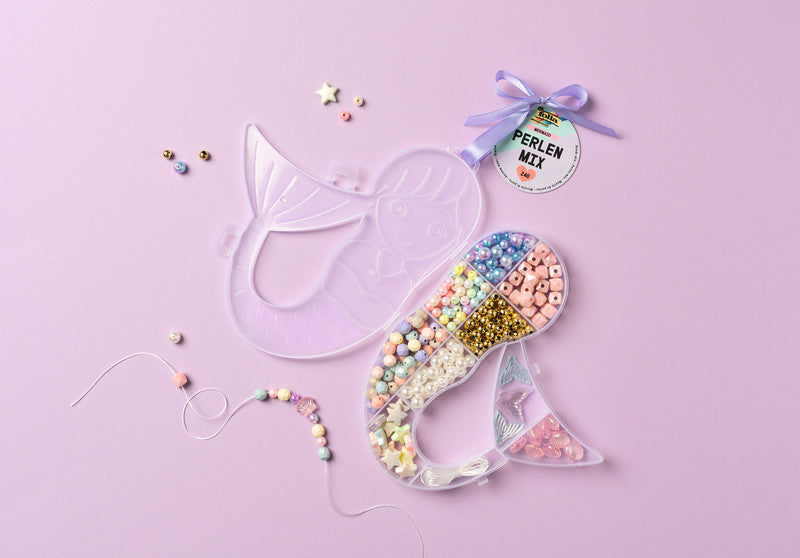 Folia Perlenset Mix Mermaid – 240-teilig, mehrfarbig