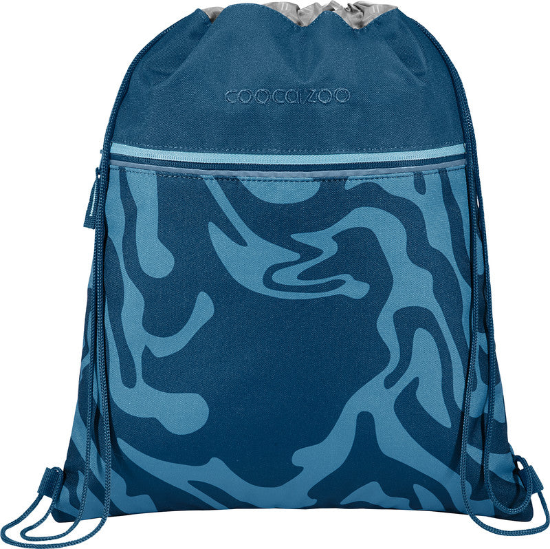 Coocazoo Sportbeutel – 10 l, Motiv Breaking Waves, wasserabweisend, 34 × 43 cm