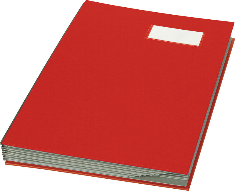 Biella Sammelmappe für A4, Karton, Rot