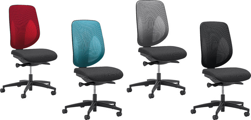 Giroflex Bürostuhl 353 – Sitzhöhe 39–51 cm, 110 kg, Schwarz