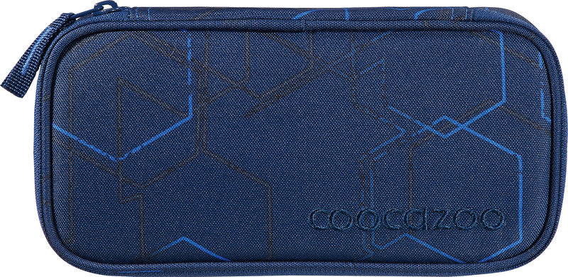 Coocazoo Schlamperetui, leer – Blue Motion – Kunststoff – 24 × 6 × 11 cm