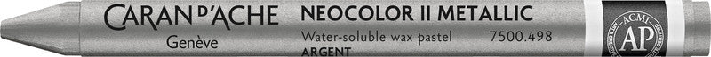 Caran d-Ache Caran d'Ache Neocolor Aquarellfarbstift – silber, Mine Ø 8,6 mm
