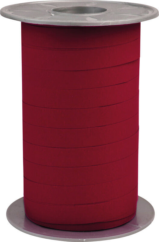 Präsent Geschenkband – Opak – Dunkelrot, Kunststoff – 10 mm × 200 m – recyclingfähig