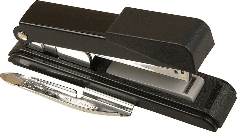 Bostitch B8 Hefter, 26 Blatt, Flat-Clinch, Klammernentferner, Einlegetiefe 65 mm, Schwarz