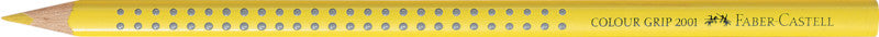 Faber-Castell Aquarellfarbstift Colour Grip 2001 – Kadmiumgelb Hell, Ø 3 mm, Dreikantig, FSC