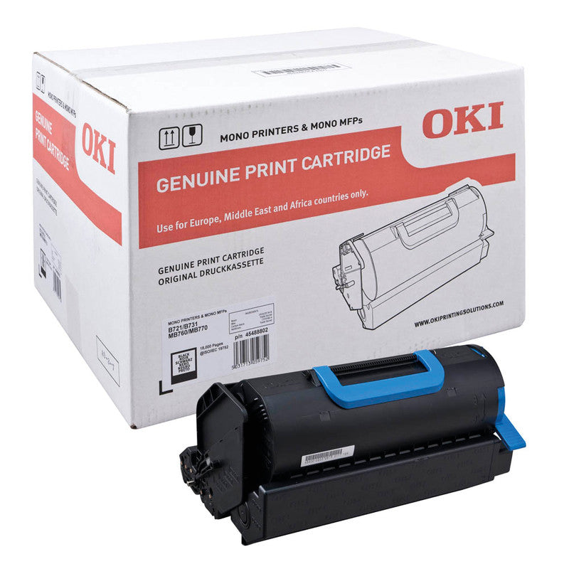 OKI Toner – schwarz, 18000 Seiten