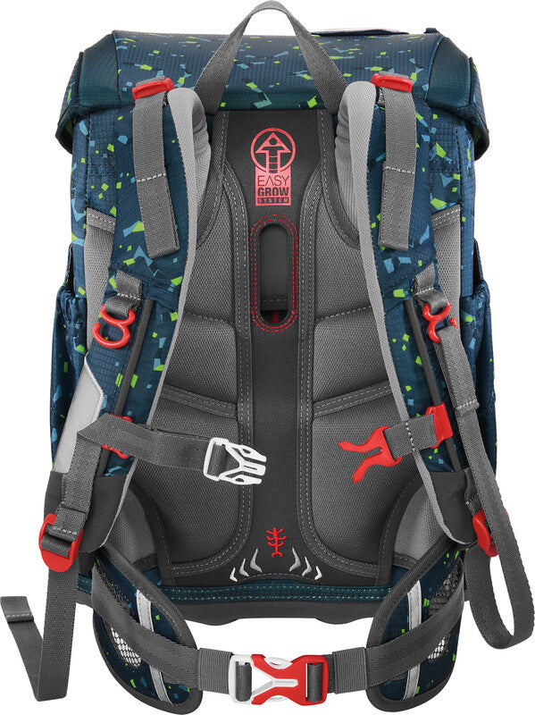 Step by Step Schulrucksack-Set Cloud – 5-teilig – Bagger Rocco – Recycelte Materialien