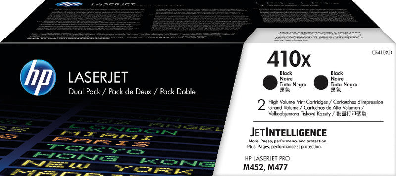 HP Toner-Multipack 410X – Schwarz, 6500 Seiten