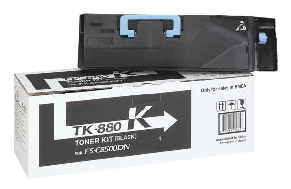 Kyocera – Toner TK-880K – schwarz, 25000 Seiten – für Color-Laserdrucker/Multifunktionsgeräte