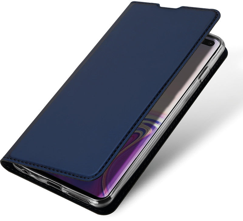Dux Ducis Booklet-Hülle Skin Pro – für Samsung Galaxy S10+ – dunkelblau – mit Kartenfach, Magnetverschluss