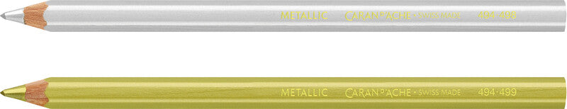 Caran d-Ache Caran d'Ache Textmarker Maxi Metallic – Rundspitze 3 mm – Gold