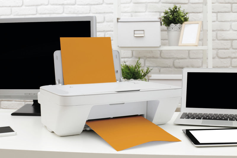 Clairefontaine Kopierpapier – A4, 160 g/m², Orange – für Inkjet/Laser/Kopierer – FSC, EU Ecolabel – 250 Blatt