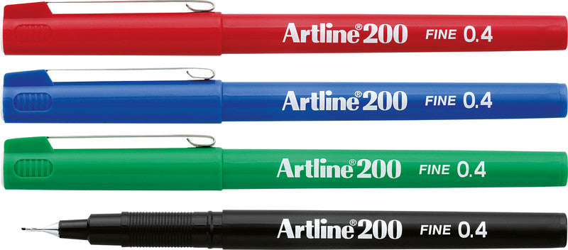 Artline 200 Fineliner 0,4 mm – blau
