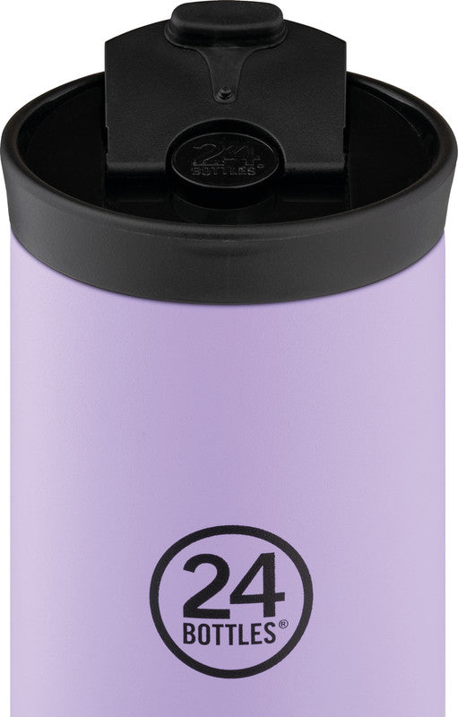 24Bottles Thermobecher Travel Tumbler – 3,5 dl – Edelstahl, isoliert, Sip&Go-Deckel – Erica