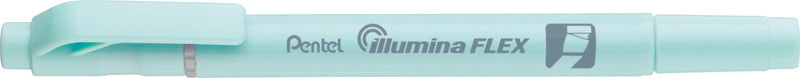 Pentel Illumina Flex Textmarker – Pastellblau, Keil/Fein 1,5–3,5/1 mm, nachfüllbar