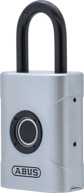 ABUS Vorhängeschloss TOUCH 57 – 50 × 23 × 103 mm, grau, CR2