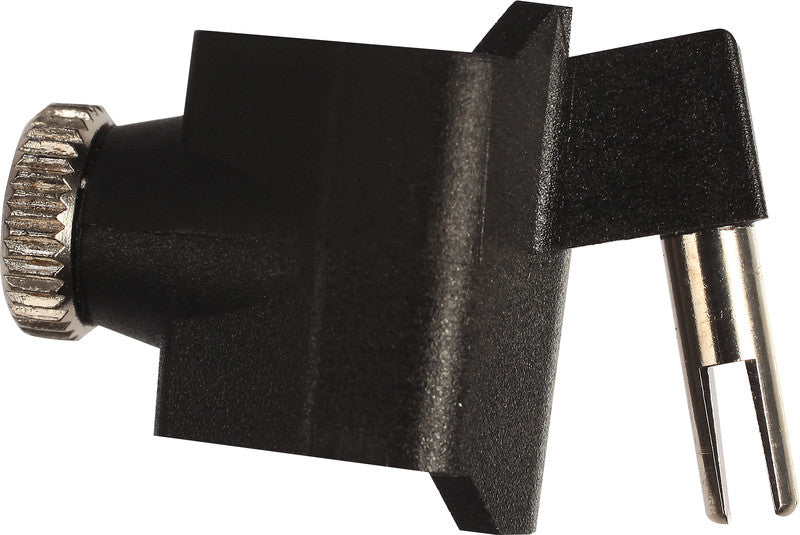 KERN Universal-Klemmansatz – Aufnahme bis 4 mm, Kunststoff, schwarz