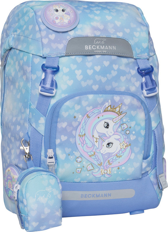Beckmann Schulrucksack Classic – Unicorn Princess Ice Blue